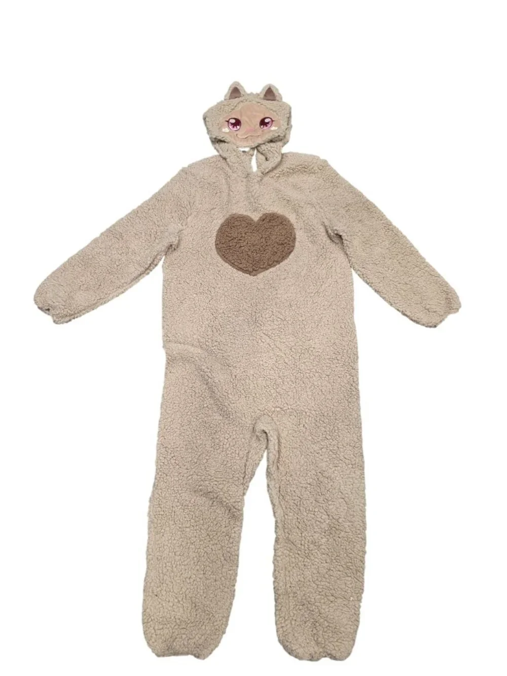 labubu monster One piece full Costume With Hood For Kids large or small women